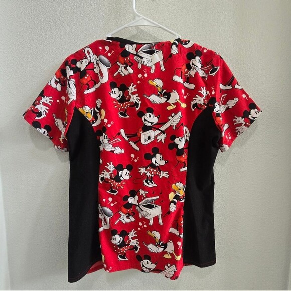 Disney's Mickey & Minnie scrub top size small - Picture 4 of 5